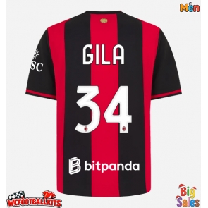 AC Milan Mario Gila #34 Replica Home Stadium Shirt 2026-27 Short Sleeve